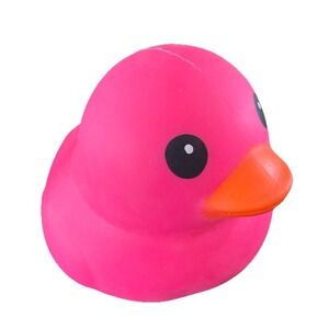 SQUISHY DUCK LAFFY QUACKS (HOT PINK) HARD TO FIND SO CUTE BRAND Fidget